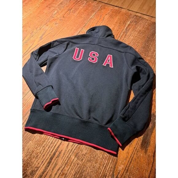 Nike Youth Team USA Olympic Jacket Size Large  Black Zip Track Jacket Unisex - Picture 2 of 4